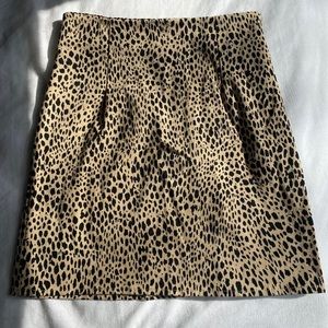 brandy leopard/cheetah print phoebe skirt